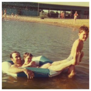 My dad, me, and my brother - early 1970's